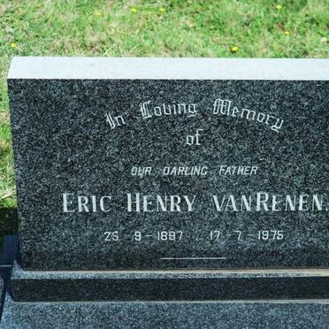 RENEN Eric Henry, van 1897-1975