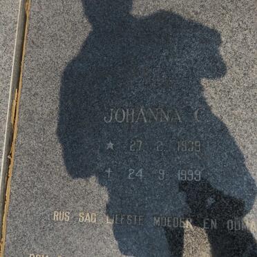 VENTER Jacob H.A., van de 1929-1992 &amp; Johanna C. 1939-1999