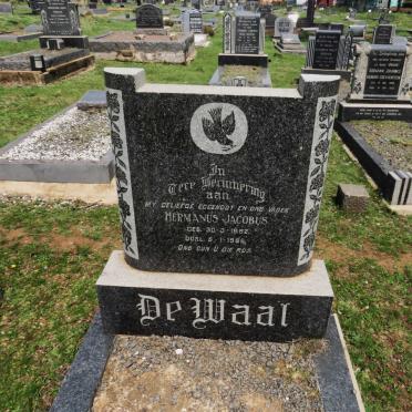 WAAL Hermanus Jacobus, de 1882-1956