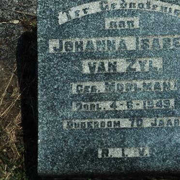 ZYL Johanna Isabel, van nee MOOLMAN -1949