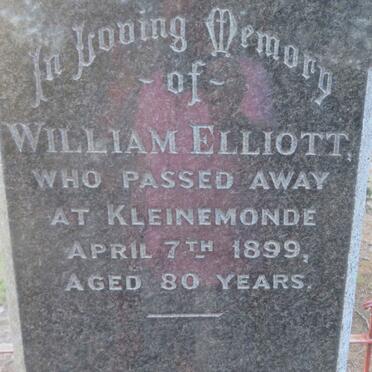 ELLIOTT William -1899