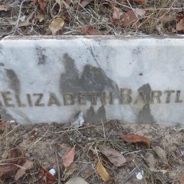 BARTLETT Elizabeth 1841-1924