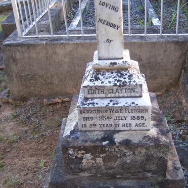 FLETCHER Edith Clayton -1889