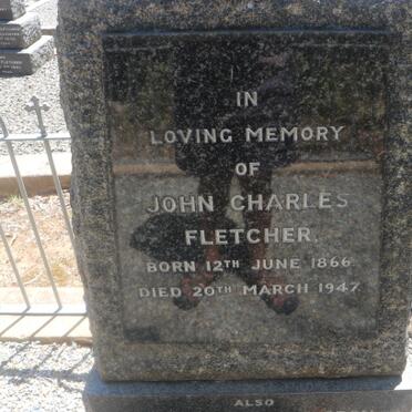 FLETCHER John Charles 1866-1947 :: FLETCHER Catherine Frere Cron 1881-1962