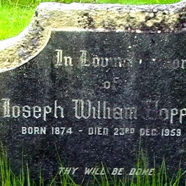 HOPPER Joseph William 1874-1959