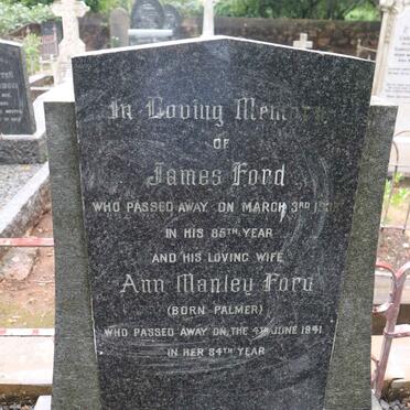 FORD James -1938 &amp; Ann Manley PALMER-1941