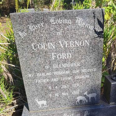 FORD Colin Vernon 1931-1991