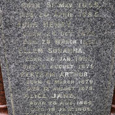 FORD John 1823-1884 &amp; Eliza GRAY 1832-1915