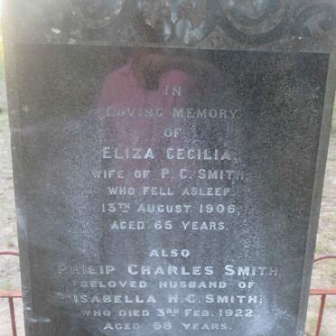 SMITH Philip Charles -1922 :: SMITH Eliza Cecilia -1906