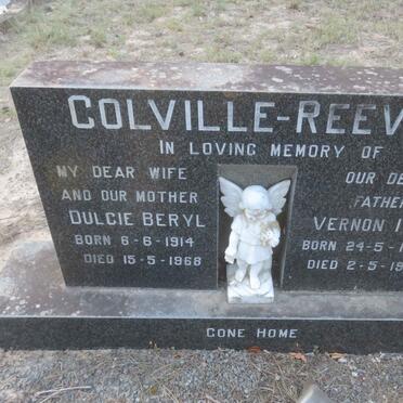 REEVES Vernon Ivor, COLVILLE 1915-1978 &amp; Dulcie Beryl 1914-1968