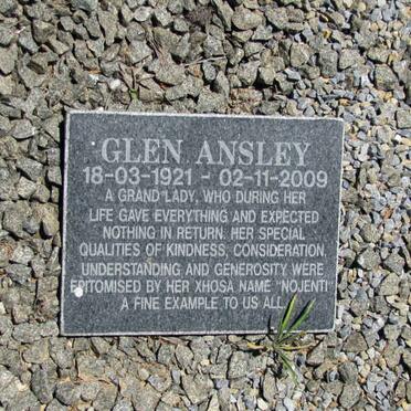 ANSLEY Glen 1921-2009