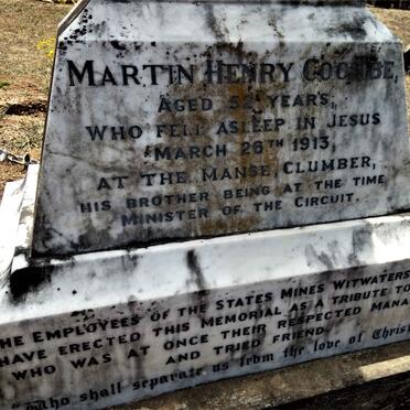 COOMBE Martin Henry -1913