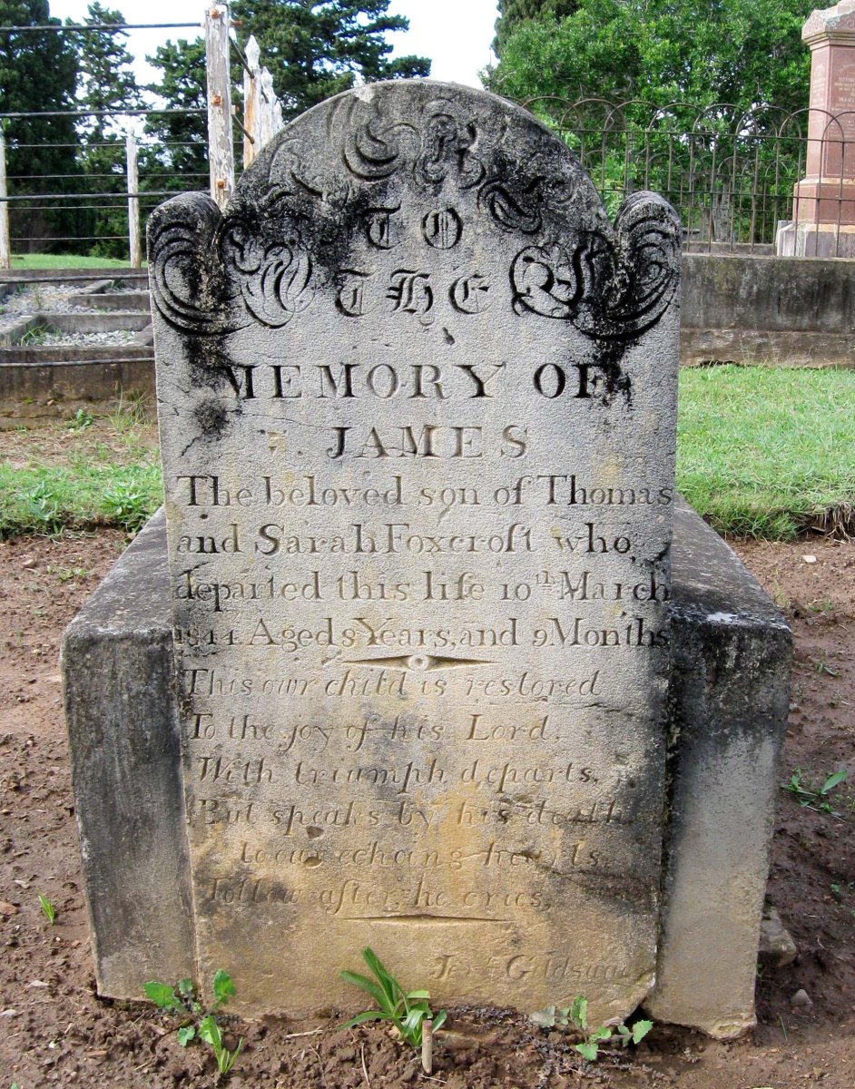 FOXCROFT James -1844