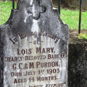 PURDON Lois Mary -1903