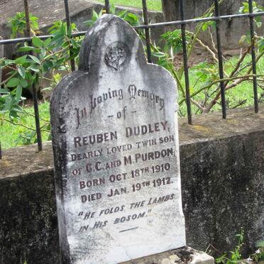 PURDON Reuben Dudley 1910-1912