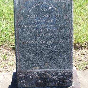 STAPLES Henry Walter -1935