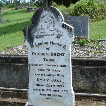 TARR Reuben Brent -1930 &amp; Emily Jane ESTMENT -1907