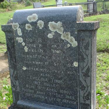 TIMM Enos Rio 1871-1931 &amp; Evelina HULLEY 1890-1965