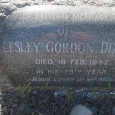 DIXON Lesley Gordon -1942