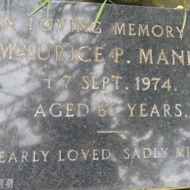 MANDY Maurice P. -1974
