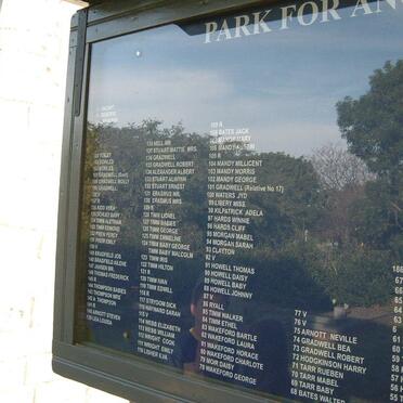 3. Park for Angels - cemetery list