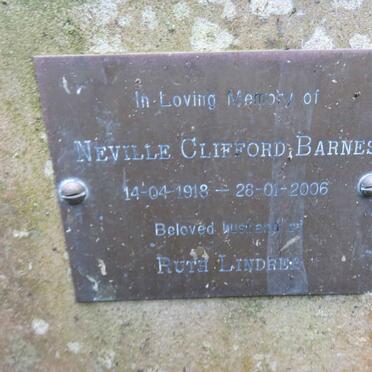 BARNES Neville Clifford 1918-2006
