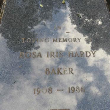 BAKER Rosa Iris Hardy 1908-1986