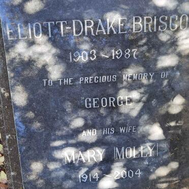 BRISCOE George, ELIOTT-DRAKE 1903-1987 & Mary Molly 1914-2004