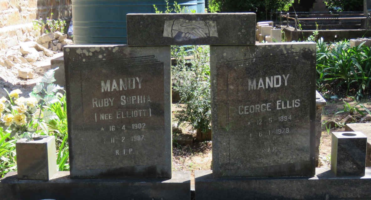 MANDY George Ellis 1894-1978 & Ruby Sophia ELLIOTT 1902-1987