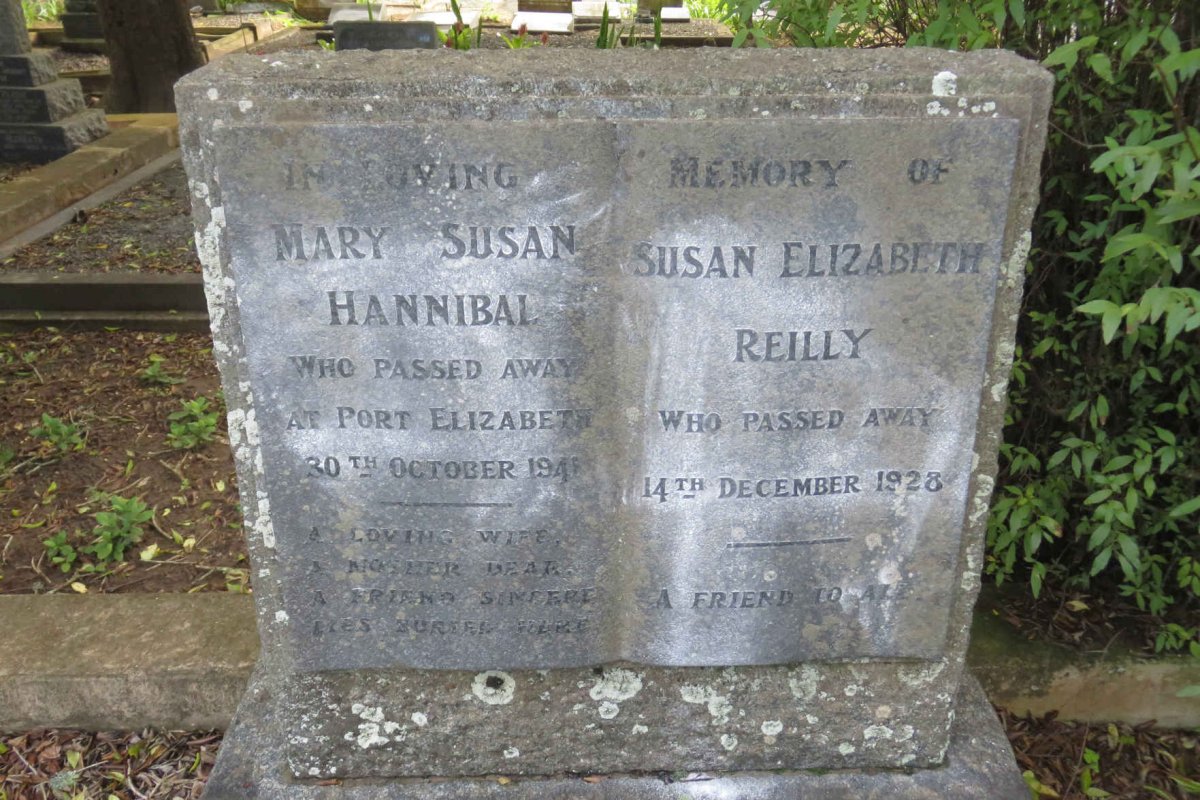 REILLY Susan Elizabeth -1928 :: HANNIBAL Mary Susan -1941