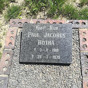 BOTHA Paul Jacobus 1918-1970
