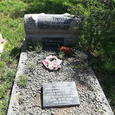 BEER Jacobus, de 1925-1966 &amp; Anna Catherina MARAIS 1929-2006
