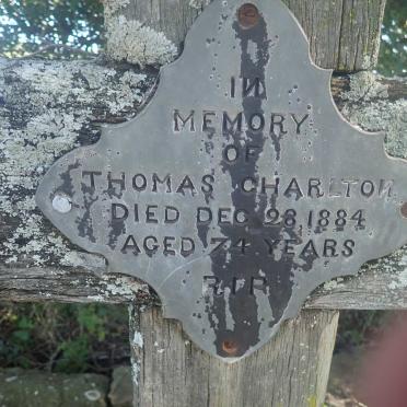 CHARLTON Thomas -1884