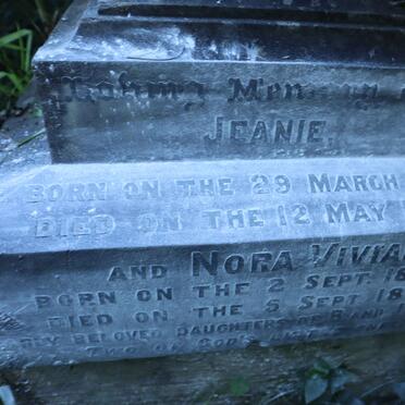 MAPHAM Jeanie 1887-1887 :: MAPHAM Nora Vivian 1888-1889