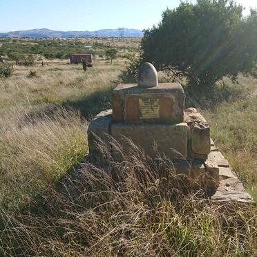 Eastern Cape, BEDFORD district, Mount Prospect, Farm 261, Daggaboersnek, Memorial