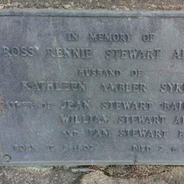AINSLIE Ross Rennie Stewart 1902-1942