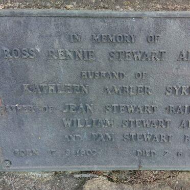 AINSLIE Ross Rennie Stewart 1902-1942