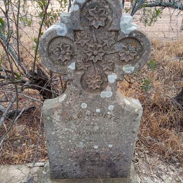 CLOETE W.E. 1877-1880