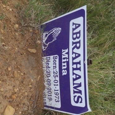 ABRAHAMS Mina 1973-2019