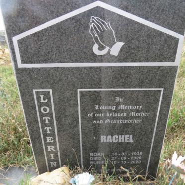 LOTTERING Rachel 1938-2020