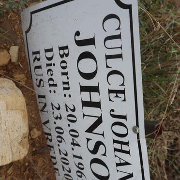 JOHNSON Culce Johannes 1969-2020