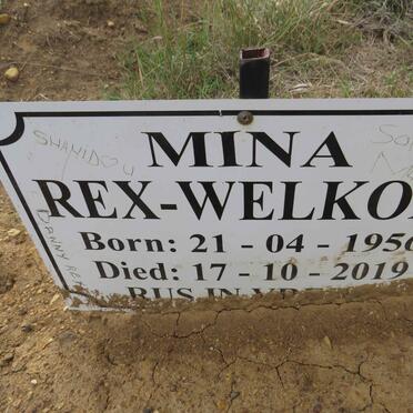 WELKOM Mina, REX- 1956-2019
