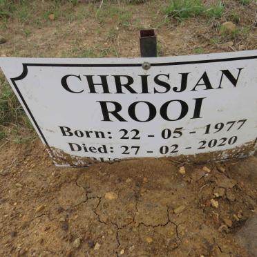 ROOI Chrisjan 1977-2020