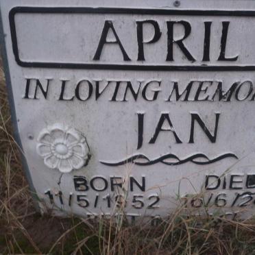 APRIL Jan 1952-2002