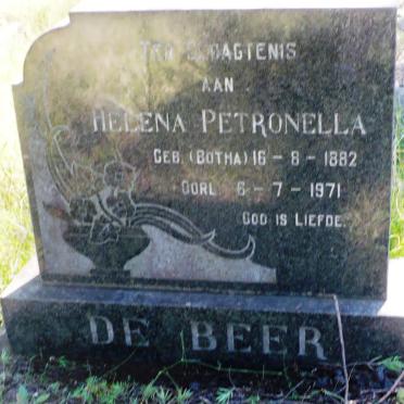 BEER Helena Petronella, de nee BOTHA 1882-1971