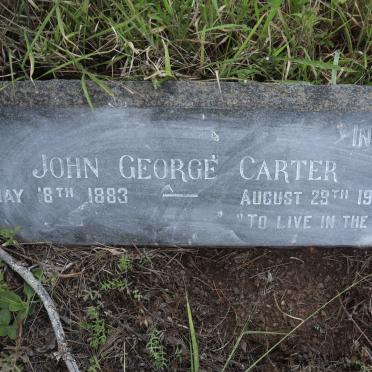 CARTER John George 1883-1963 &amp; Ruby Hazel FITCHET 1884-1985