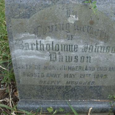 DAWSON Bartholomue Johnson -1945