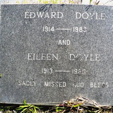 DOYLE Edward 1914-1983 &amp; Eileen 1913-1986
