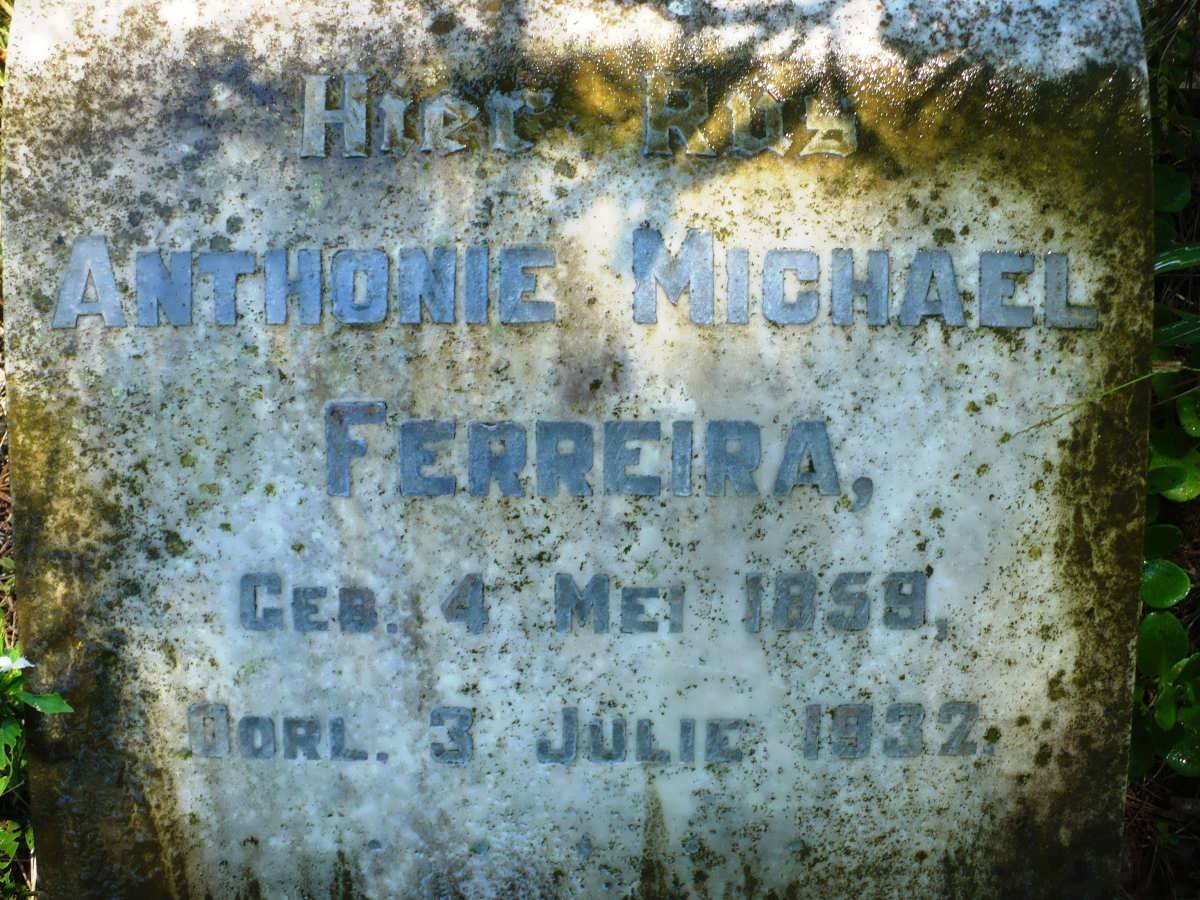 FERREIRA Anthonie Michael 1858-1932