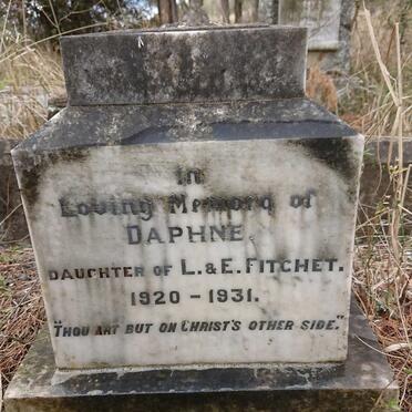 FITCHET Daphne 1920-1931